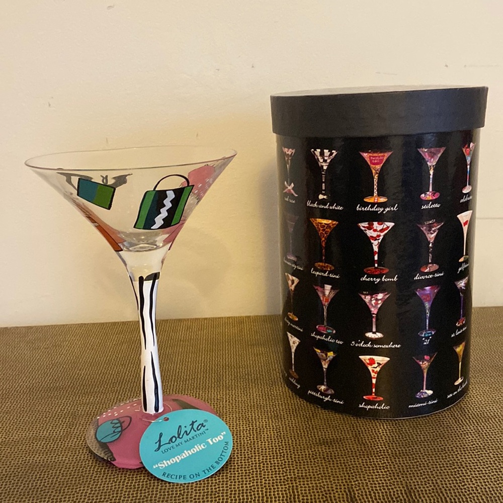 Lolita Wine Glass- “Shopaholic Too”